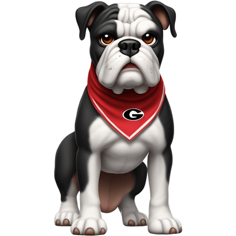 Georgia Bulldog emoji