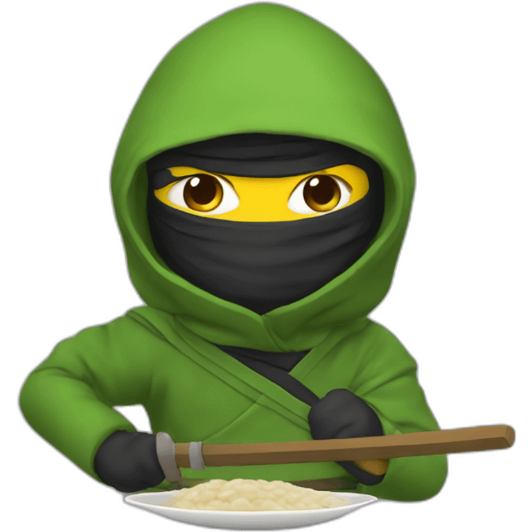 Ninja qui soupire emoji