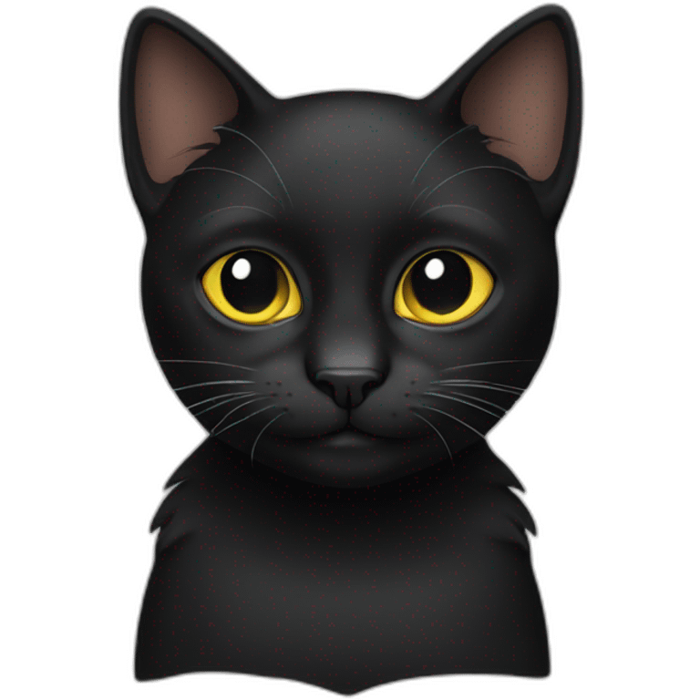 Black cat emoji