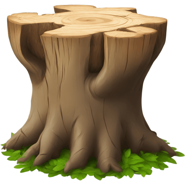 bra tree stump emoji