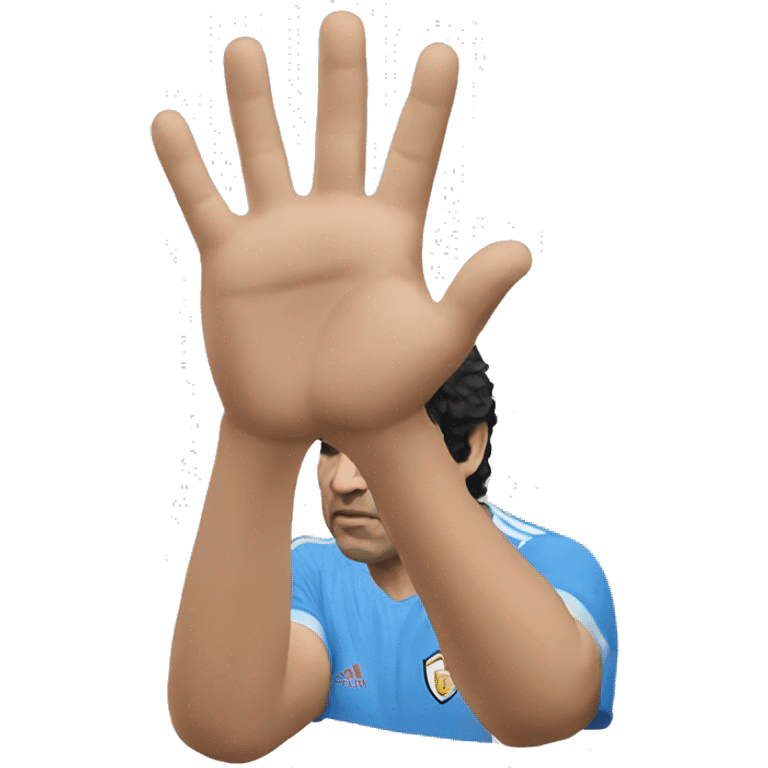 maradona hand of god emoji