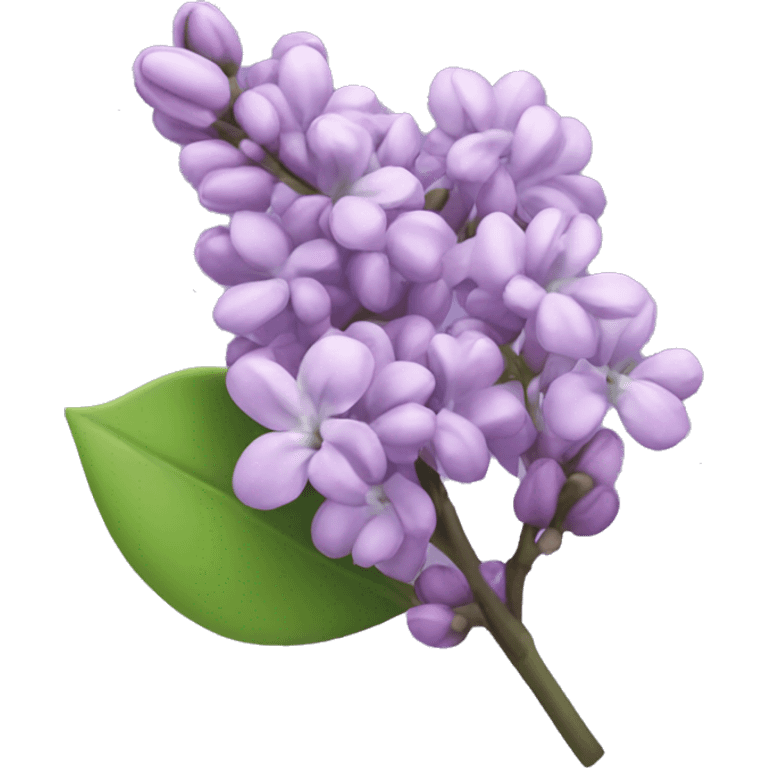 sprig of Lilac flowers emoji