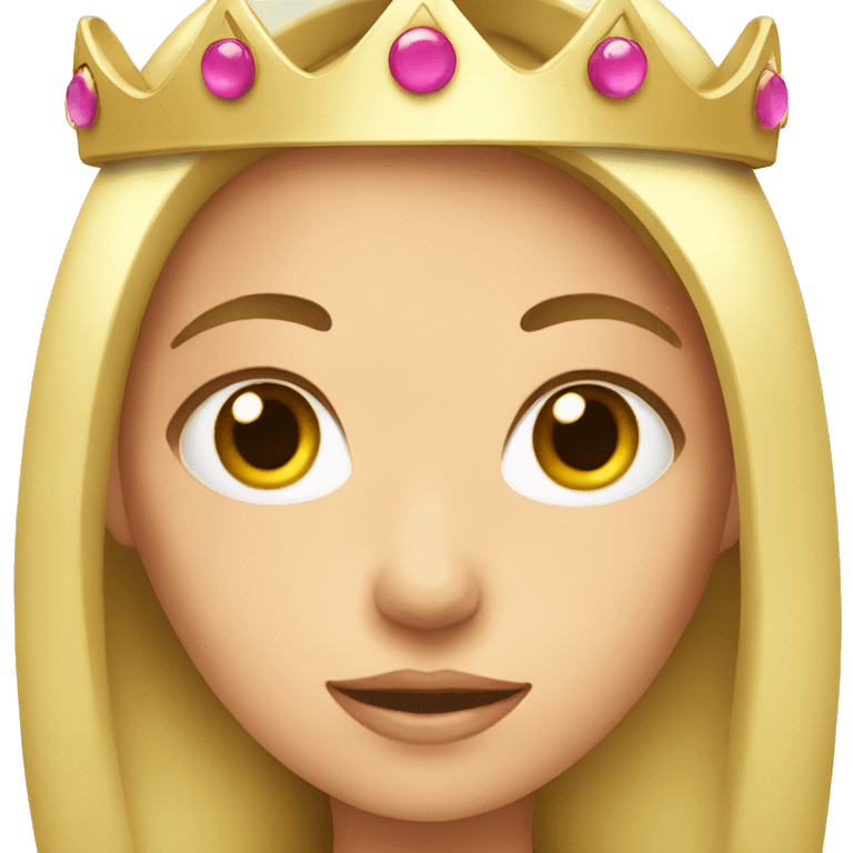 girl with a crown emoji