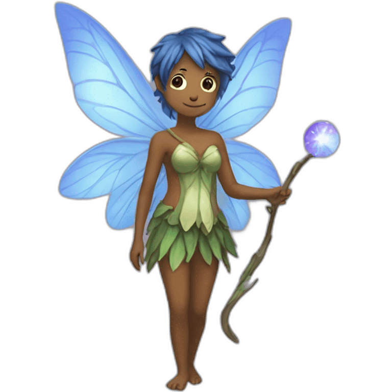 Fairy with tail emoji