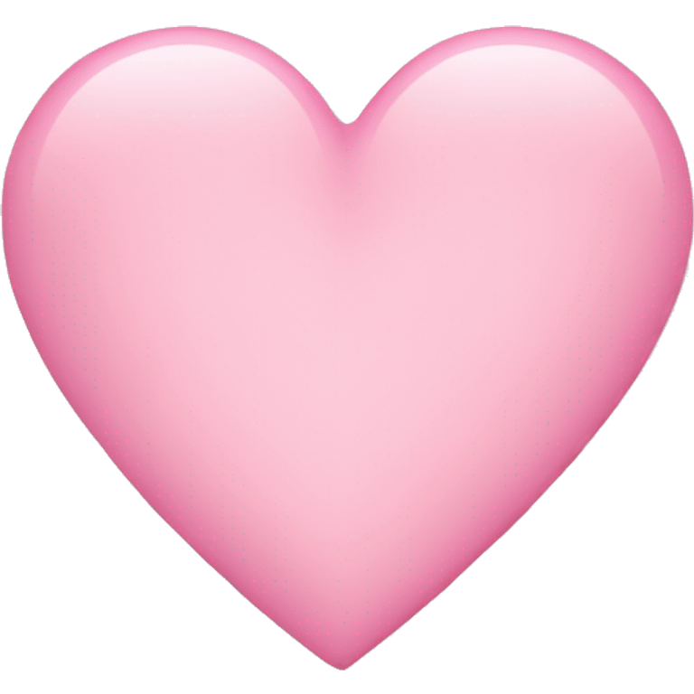 Light pink heart emoji emoji