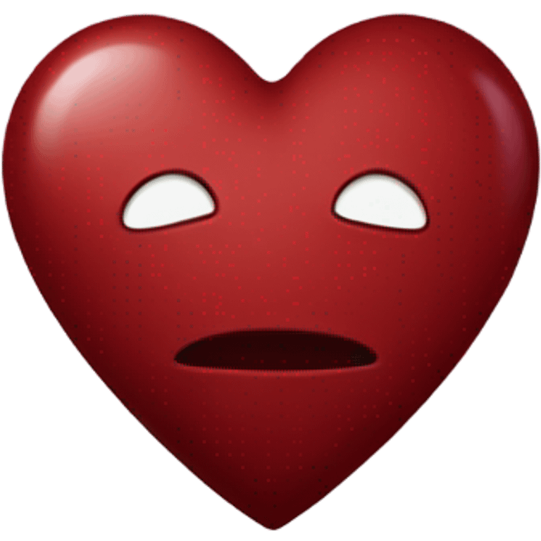 dark red heart emoji