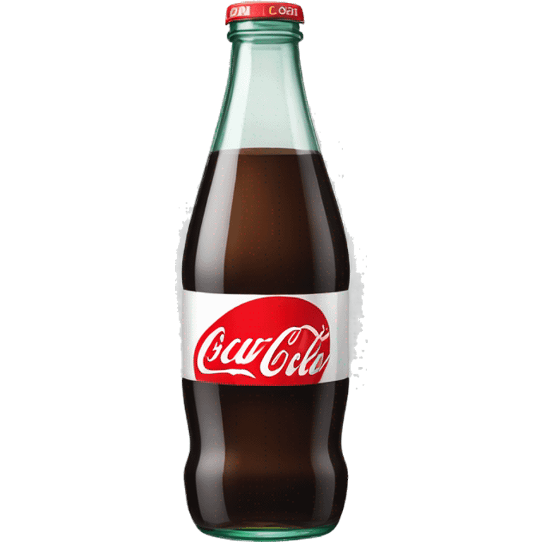 Empty coke glass bottle emoji