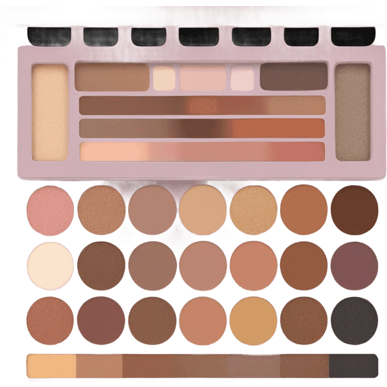 eyeshadow makeup palette emoji