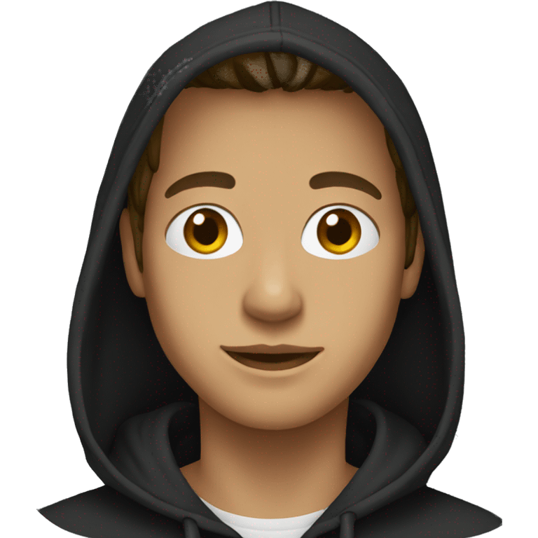 black hoodie  emoji