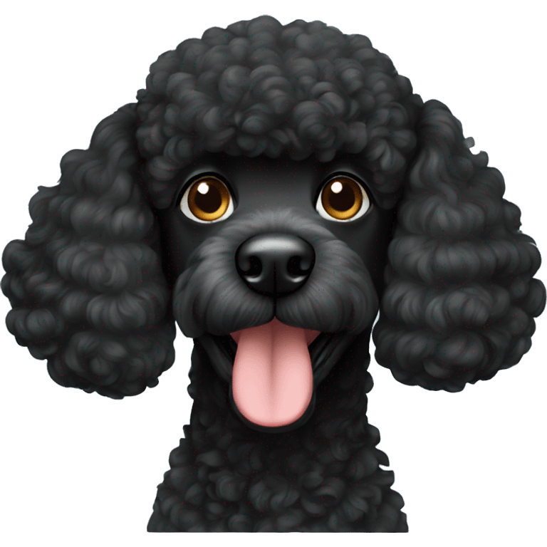 black poodle emoji