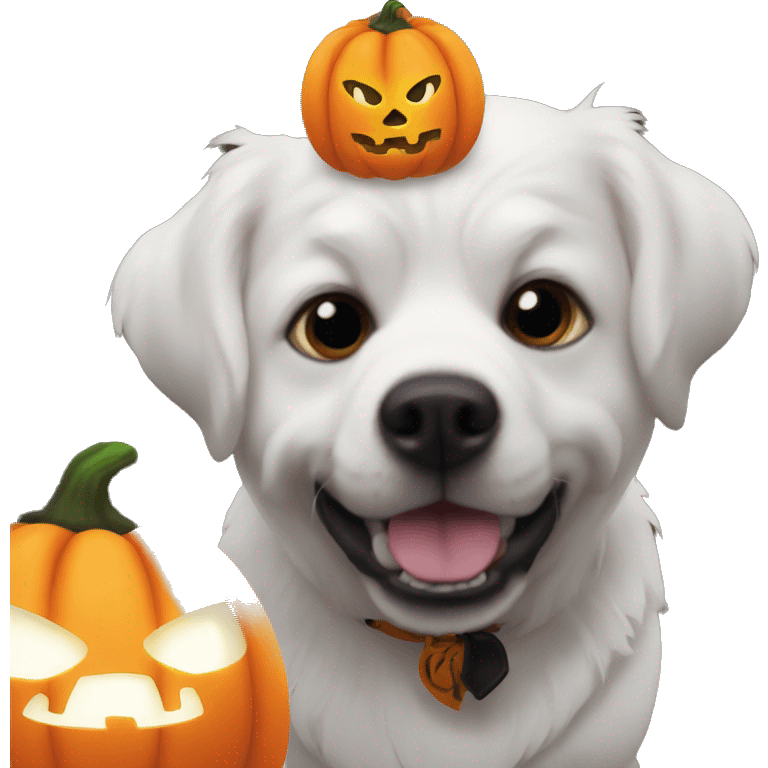 Halloween scarry pupkin emoji