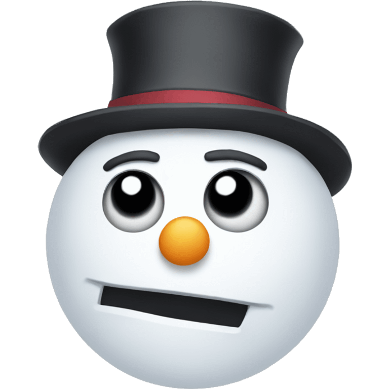 bad snowman  emoji