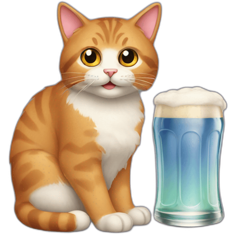 Cat-with-beer emoji