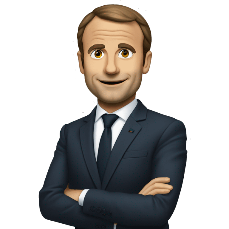 Macron qui rit emoji