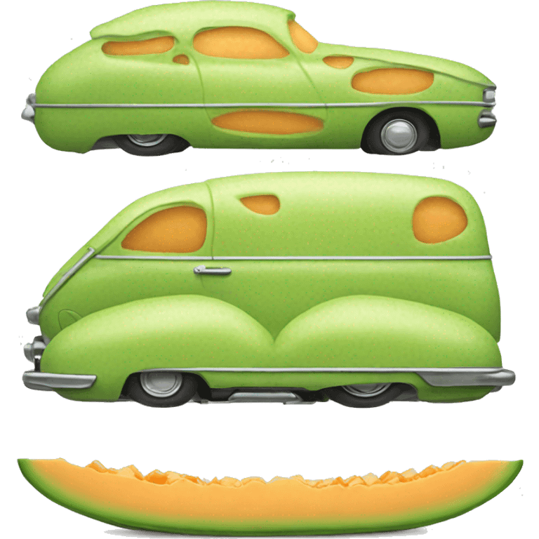 cantaloupe car emoji