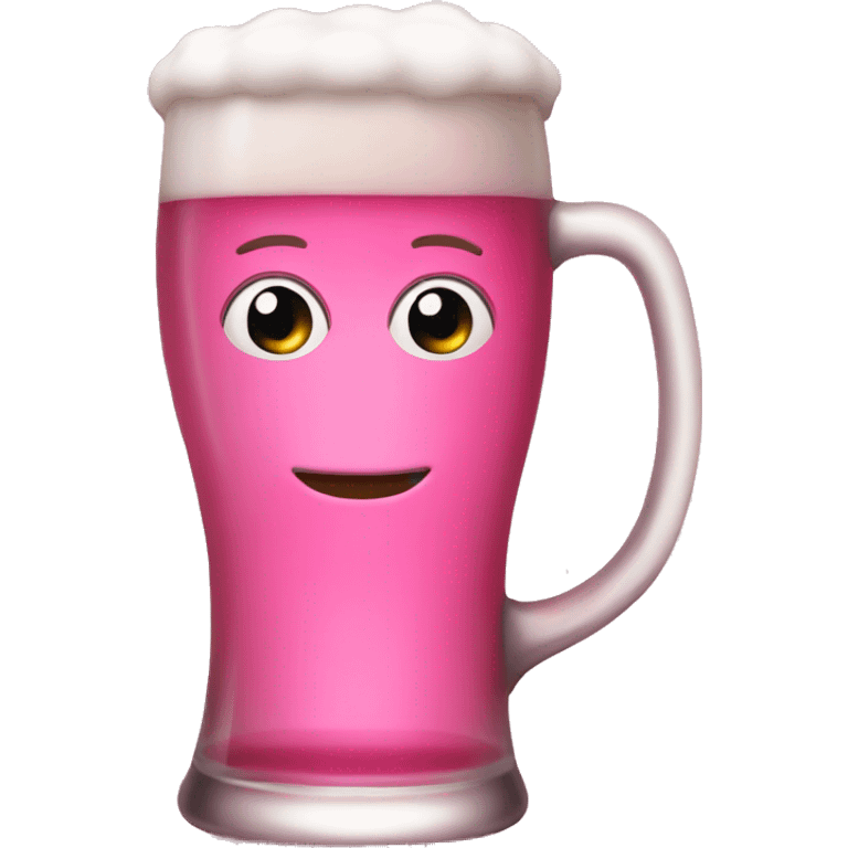 pink beer emoji