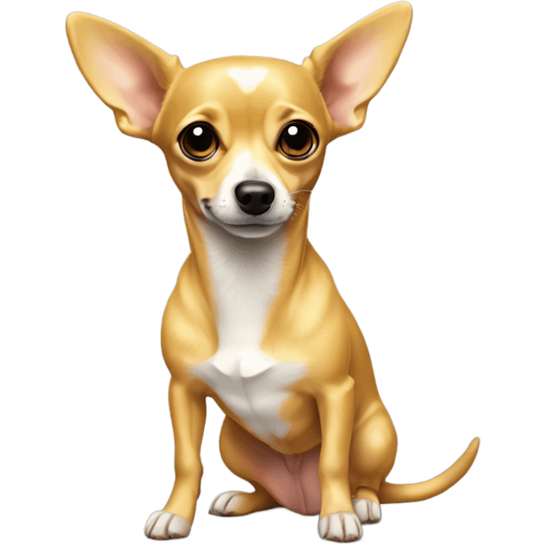 long yellow chihuahua weiner dog mix emoji