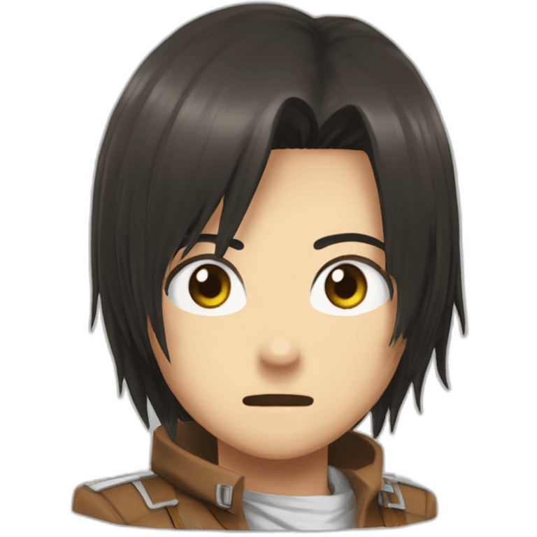 livaï in attack on titan emoji