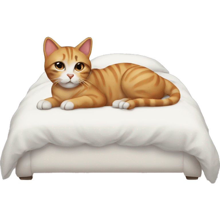 cat on a bed emoji