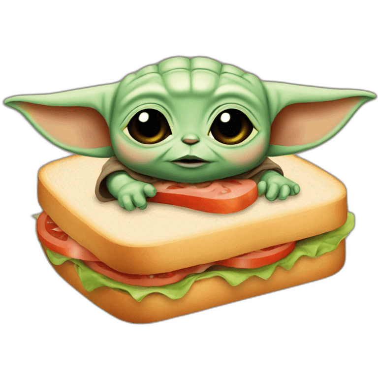 baby yoda sandwhich emoji