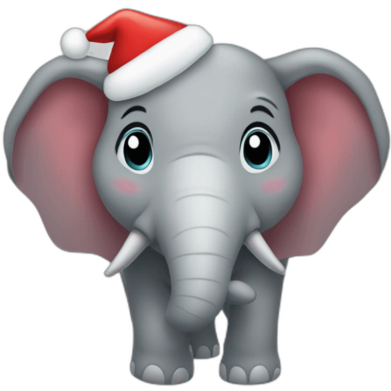 elefante navideño emoji