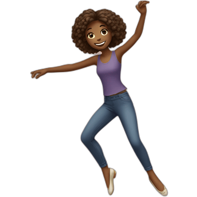 Girl dancing emoji