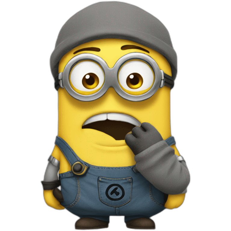 Weary minion emoji