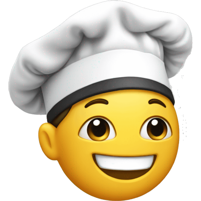 A chef’s hat emoji