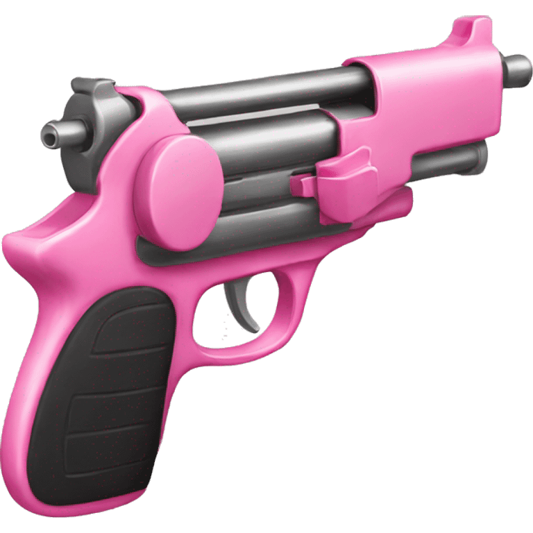 Pink gun with bow  emoji