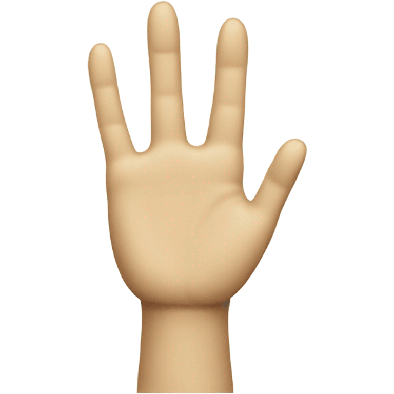 Hand with banana fingers emoji