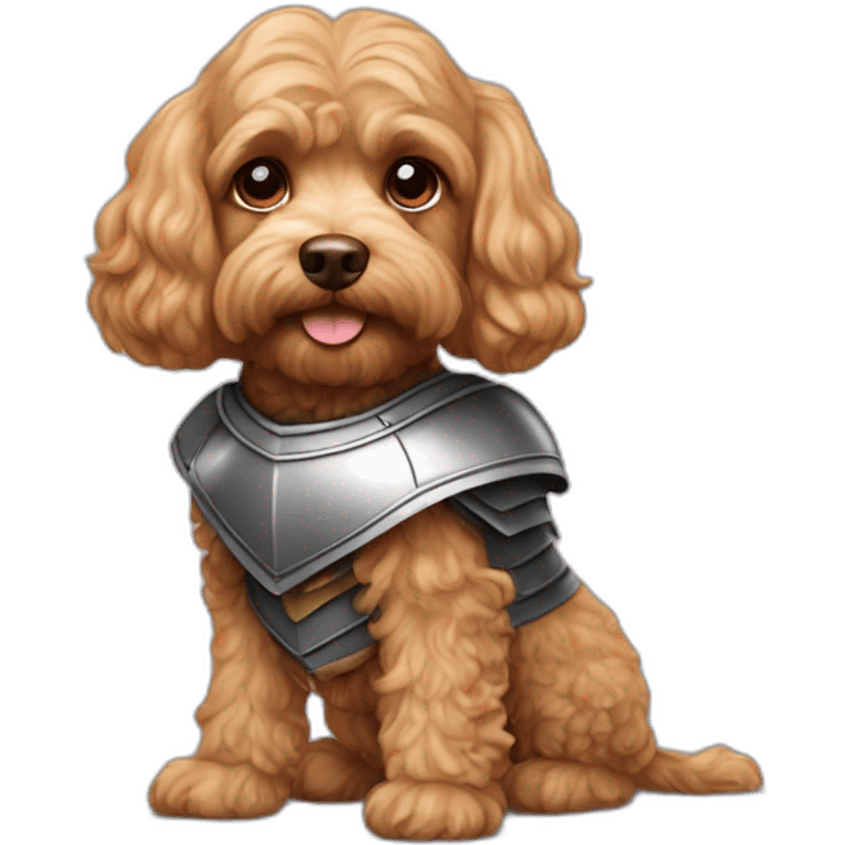 Cavapoo knight emoji