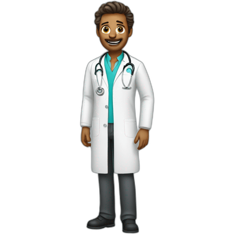 Crazy doctor emoji