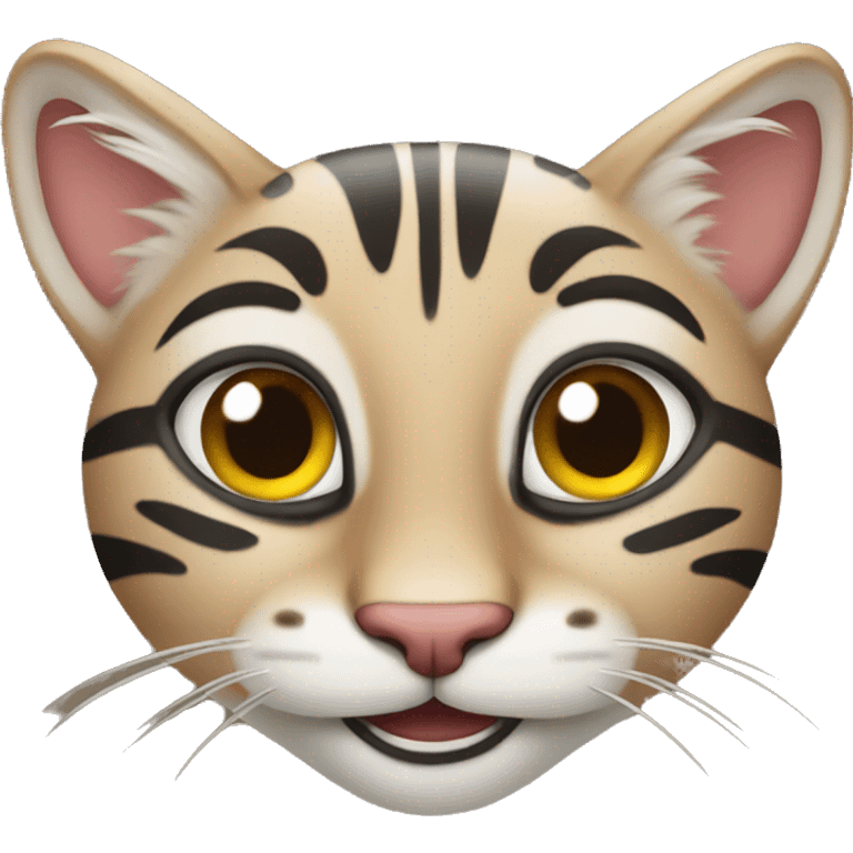 Happy wild Cat  emoji