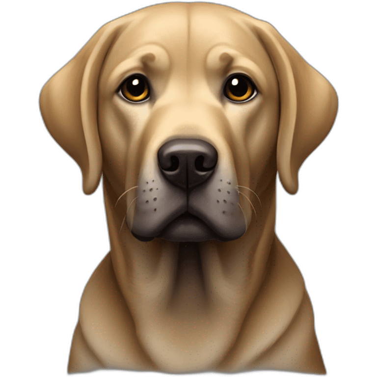 Labrador noir emoji