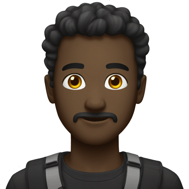 Black hurricane emoji