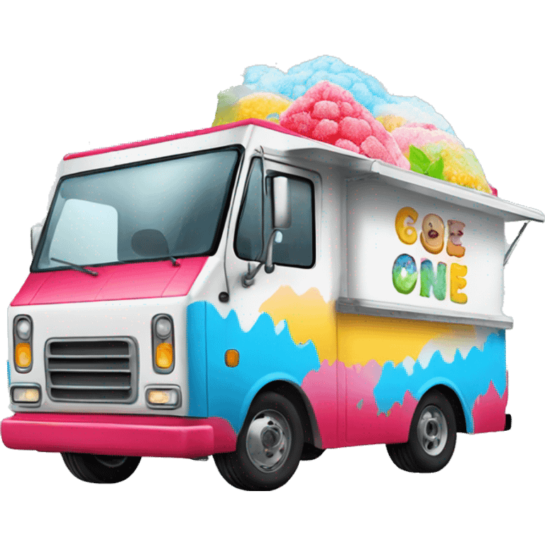 shaved ice truck emoji