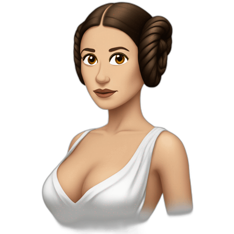 Princess leia sexy emoji