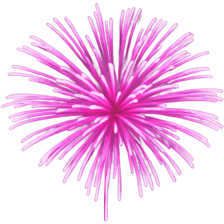 Pink fireworks  emoji