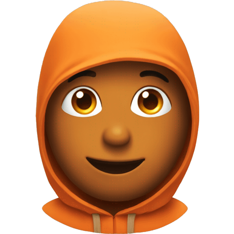 Orange cute emoji