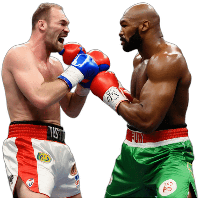 Francis nganou vs Tyson fury emoji