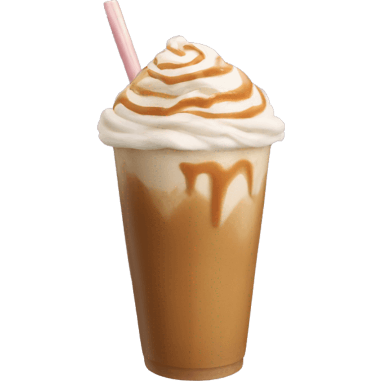 Caramel frappe emoji