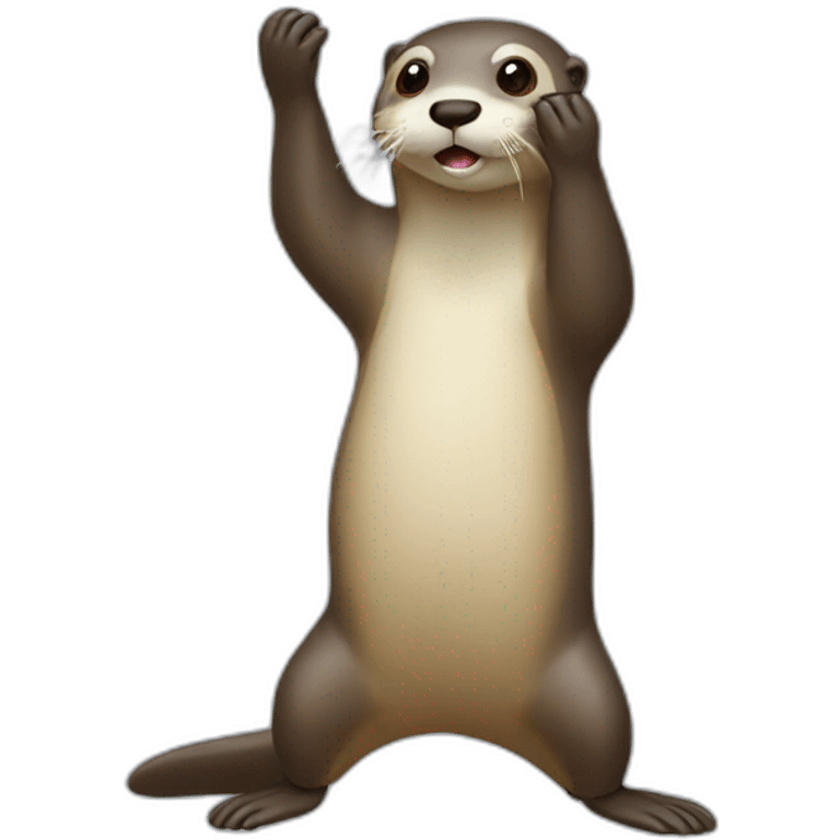 Loutre qui dab emoji