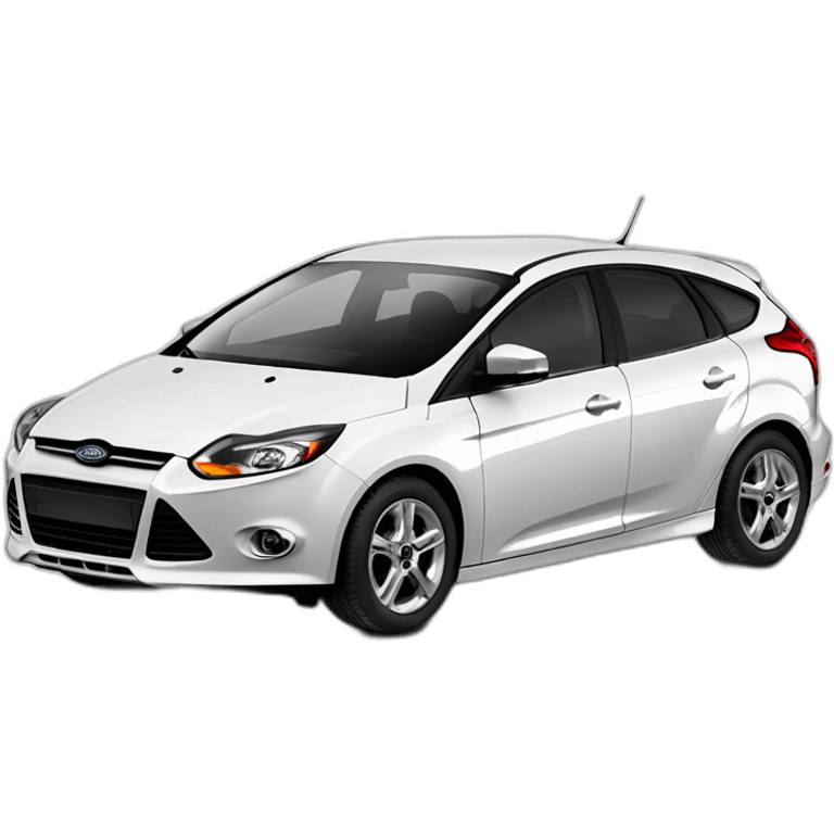 ford focus white emoji