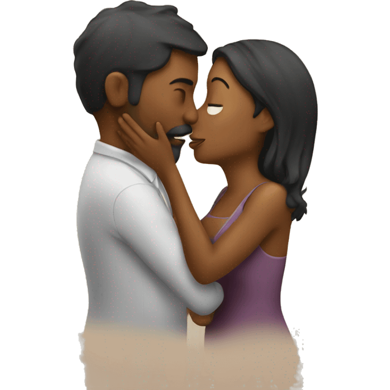 kissing wife emoji