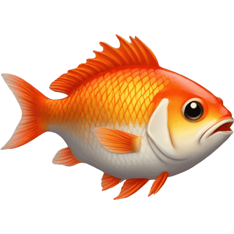 Poisson rouge emoji