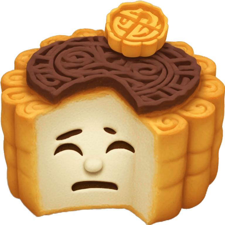 Moon cake  emoji