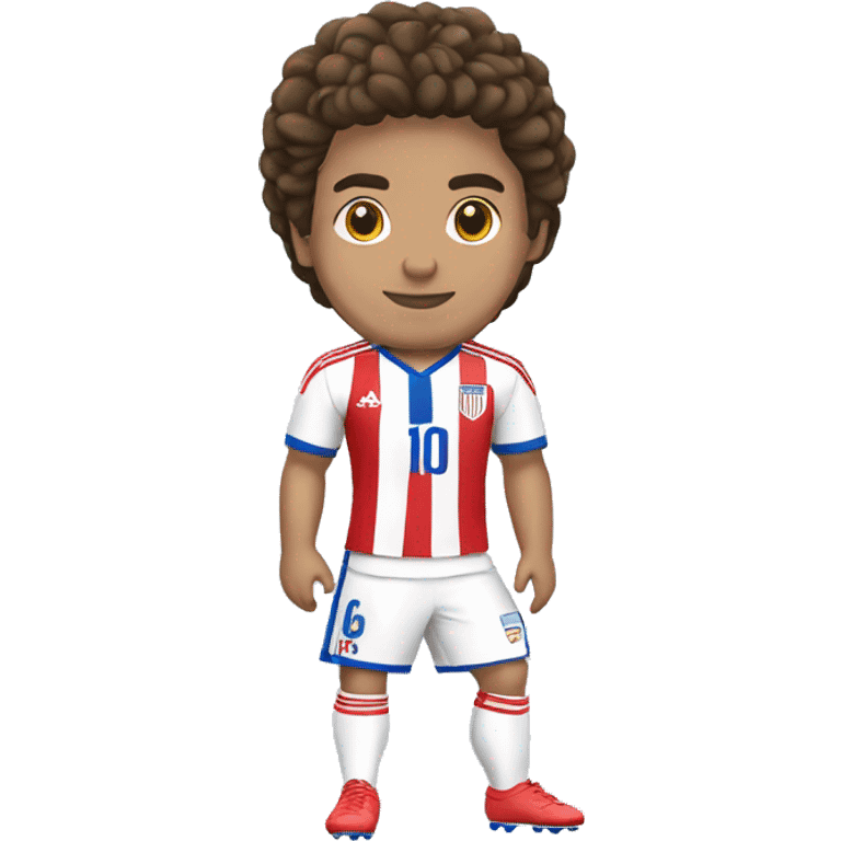 footballeur paraguay emoji