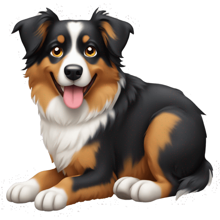 Dog australian shepard emoji