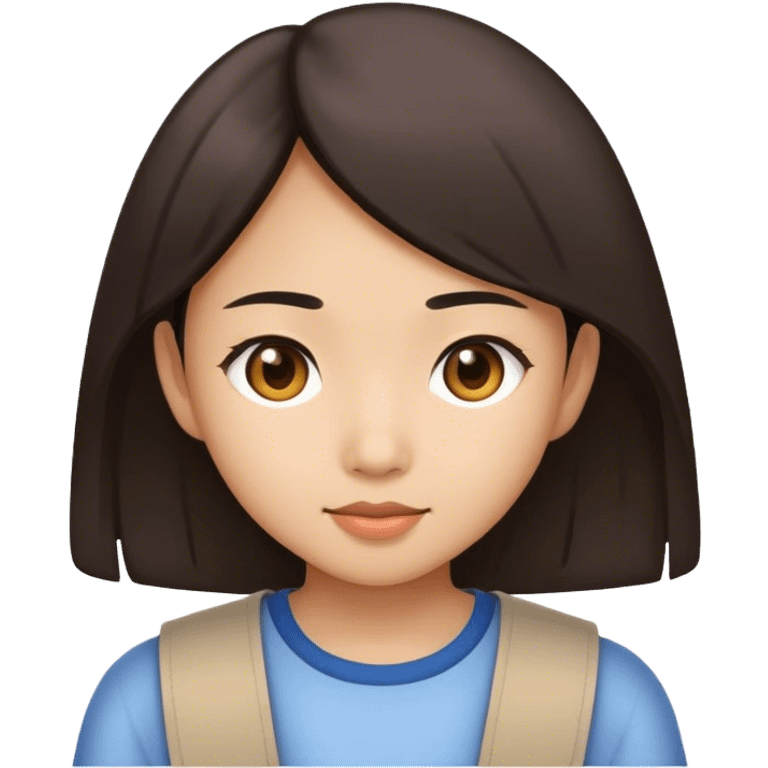 asian girl  emoji