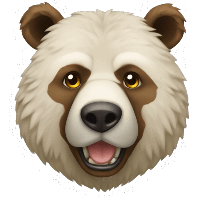 Urso nervoso emoji